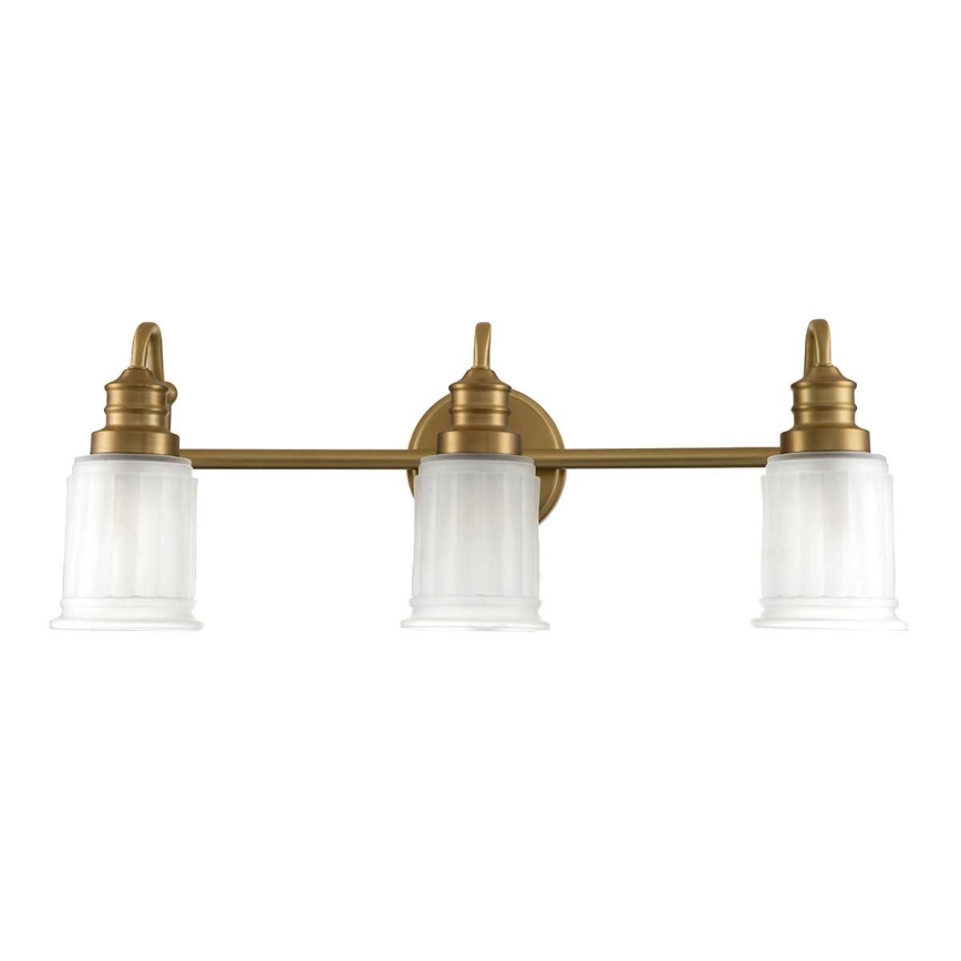 Quoizel - Applique LED da bagno SWELL 3xG9/3W/230V IP44 dorata