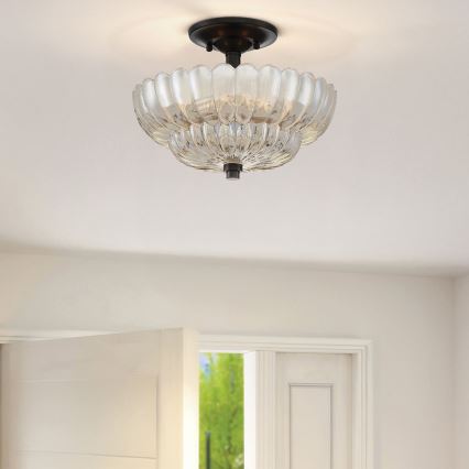 Quoizel - Plafoniera WHITECAP 3xE14/40W/230V diametro 29,7 cm
