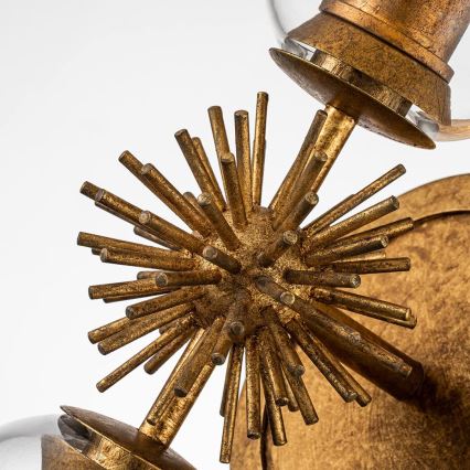 Quoizel - Lampada da parete STARING 2xE27/40W/230V finitura rame