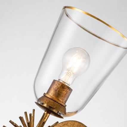 Quoizel - Lampada da parete STARING 2xE27/40W/230V finitura rame