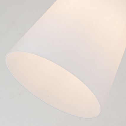 Quoizel - Lampadario a sospensione con supporto rigido STARING 1xE27/40W/230V diametro 18,4 cm oro/patina/bianco