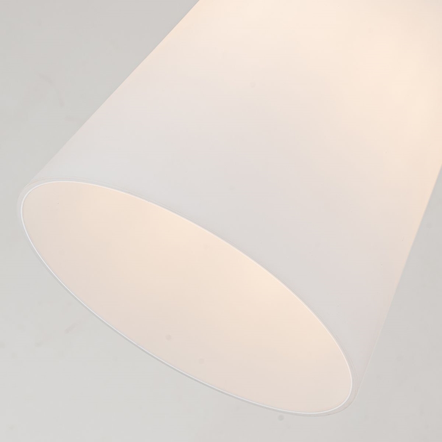 Quoizel - Lampadario a sospensione con supporto rigido STARING 1xE27/40W/230V diametro 18,4 cm oro/patina/bianco