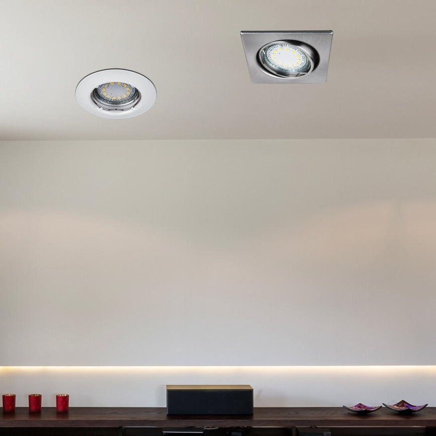 Rabalux - SET 3x LED-Einbauleuchte 1x GU10/3W/230V IP40
