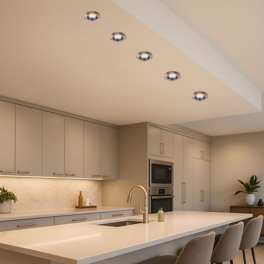 Rabalux - SET 3xLED Lampada da incasso 3xGU10/3W/230V IP40