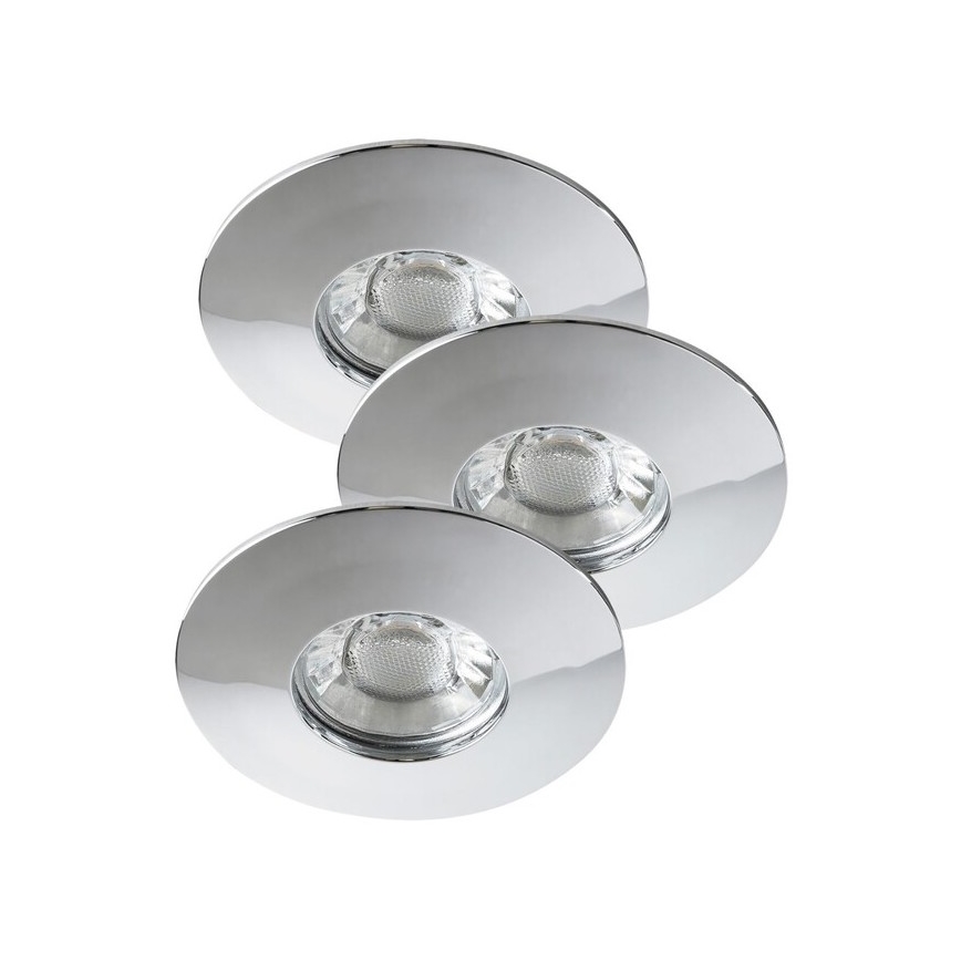 Rabalux - KIT 3xLED Lampada da incasso per bagni 3xLED/4W/230V