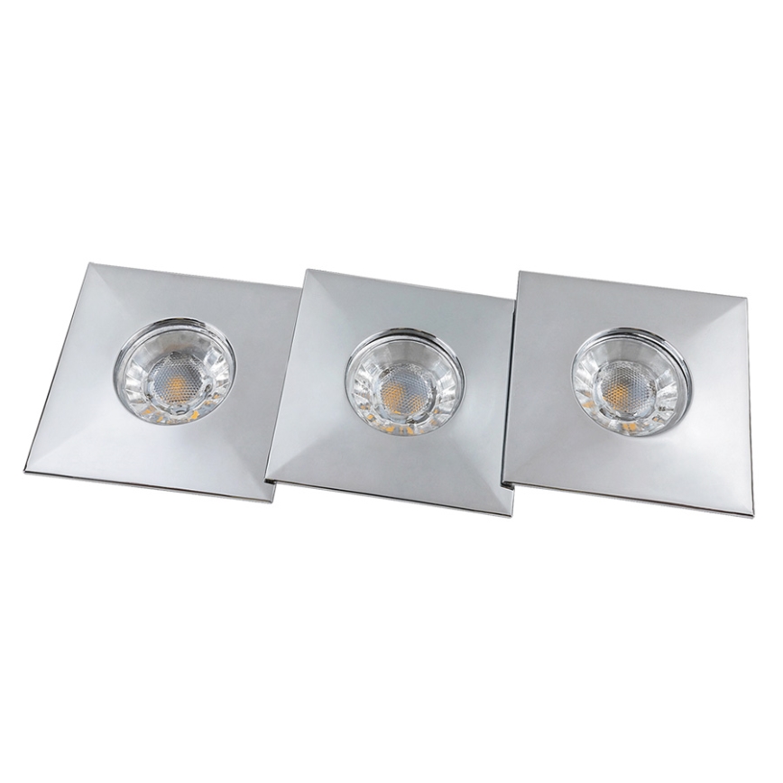 Rabalux 1079 - KIT 3x Lampada LED da incasso per bagni RANDY 3xLED/4W/230V