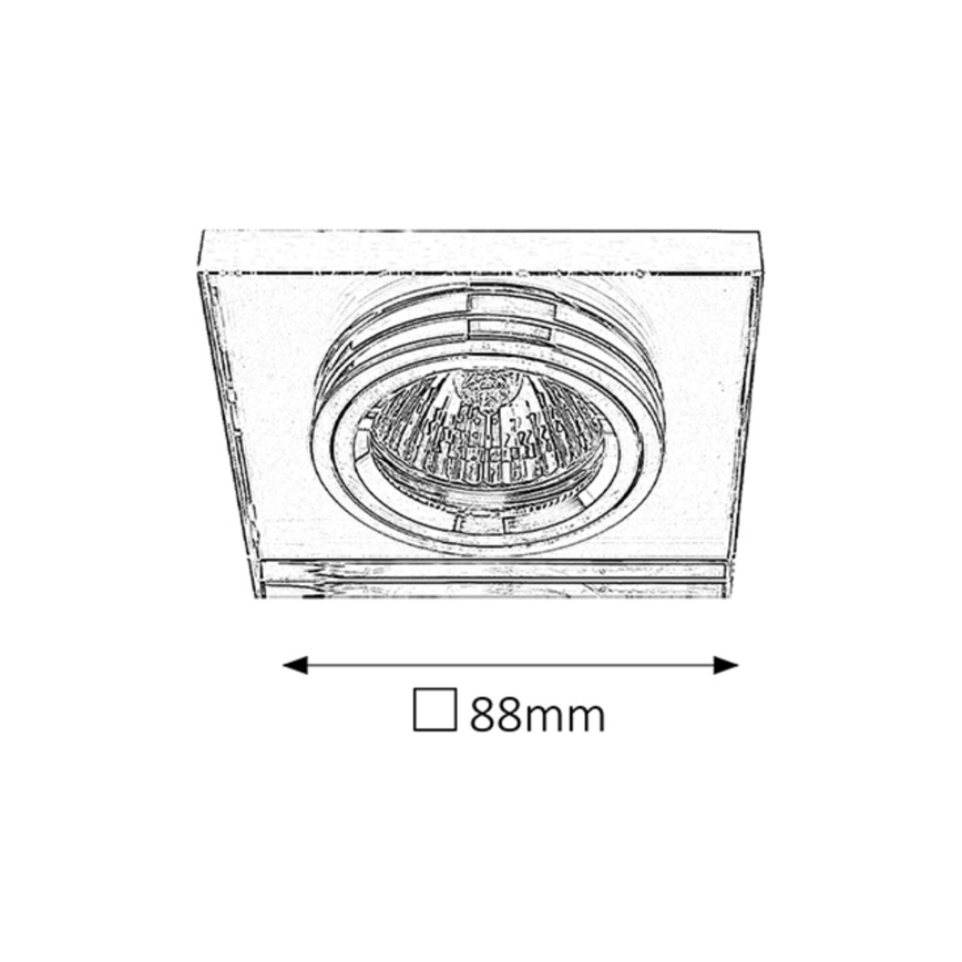 Rabalux - Lampada da incasso 1xGU5,3/50W/12V