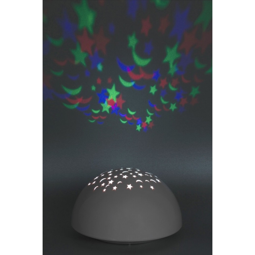 Rabalux - Veilleuse LED RVB LED/0,5W/3xAA