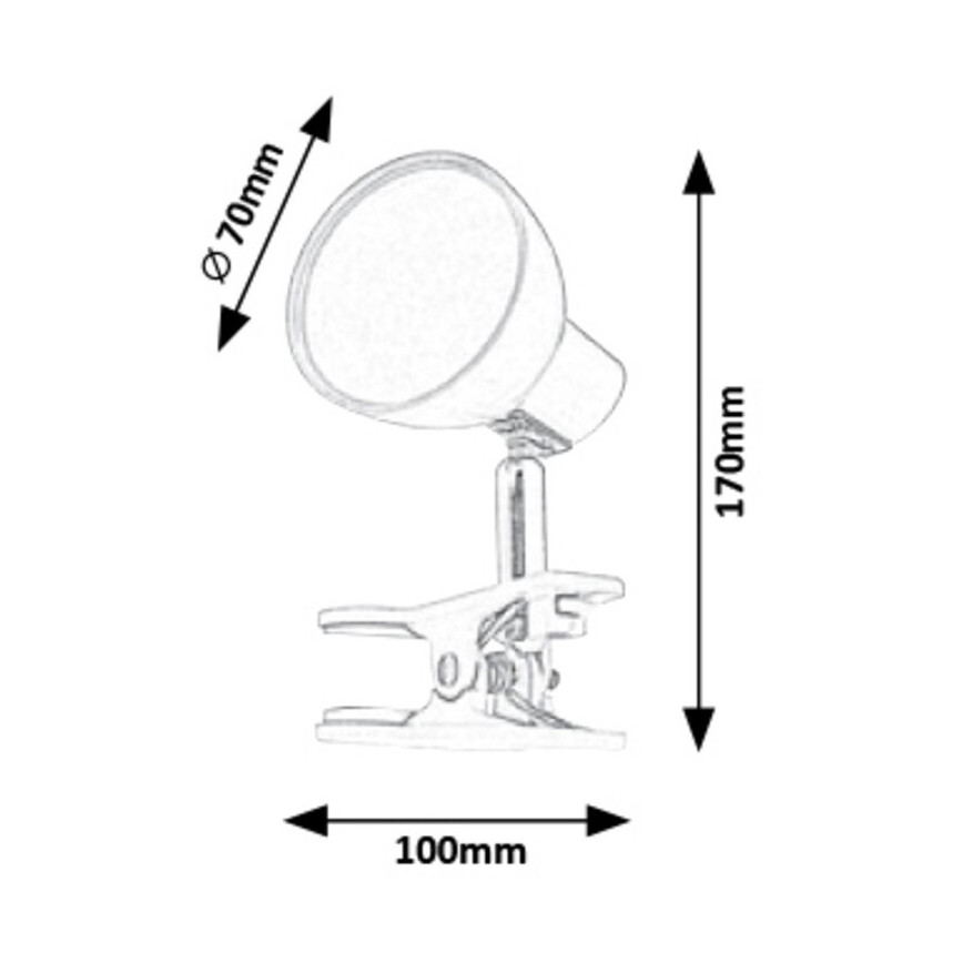 Rabalux - Lampe LED à pince LED/5W/230V