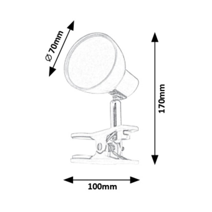 Rabalux - LED Lampe mit Clip LED/5W/230V