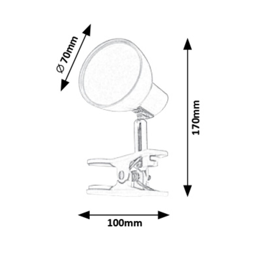 Rabalux - Lampada LED con Clip LED/5W/230V