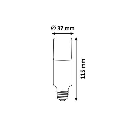 Rabalux - Lampadina LED T37 E27/9W/230V 4000K