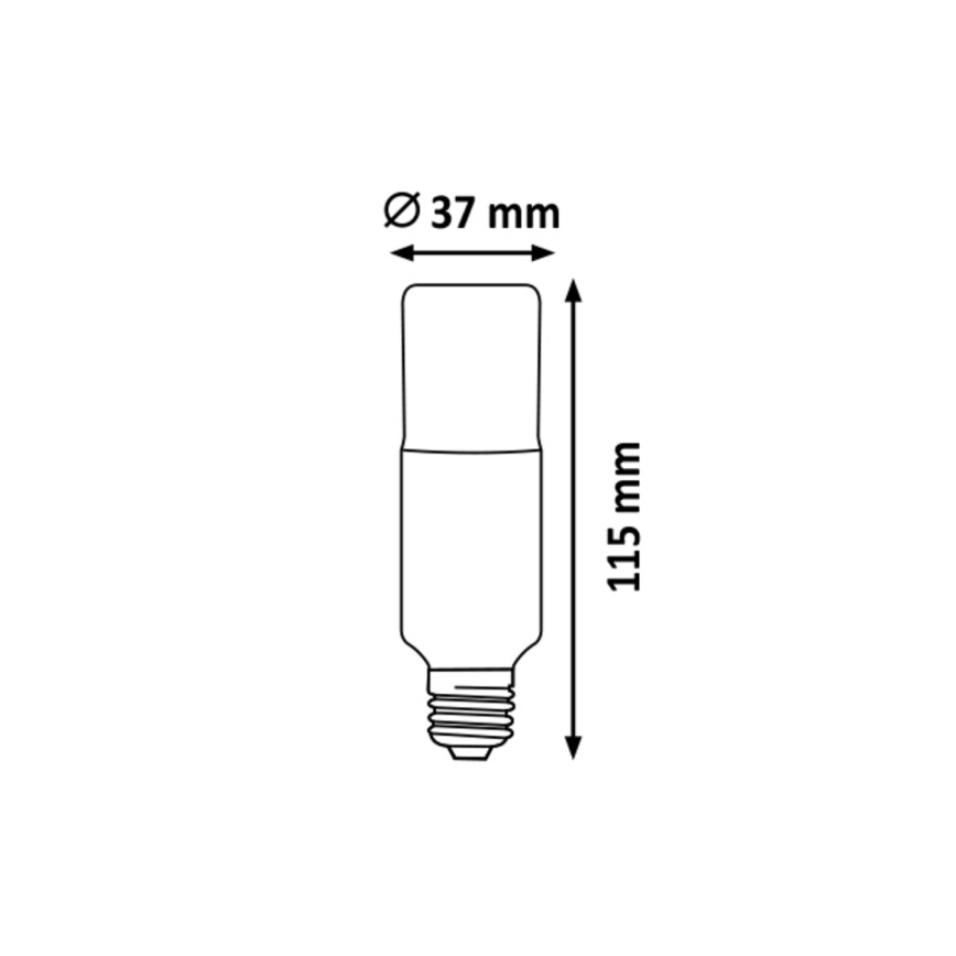 Rabalux - Lampadina LED T37 E27/9W/230V 4000K