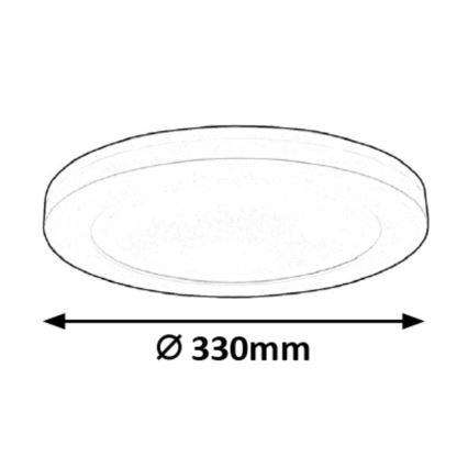 Rabalux - Plafoniera LED con sensore LED/30W/230V 33 cm