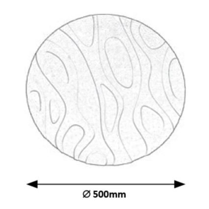 Rabalux - Plafoniera LED dimmerabile telecomandata LED/50W/230V