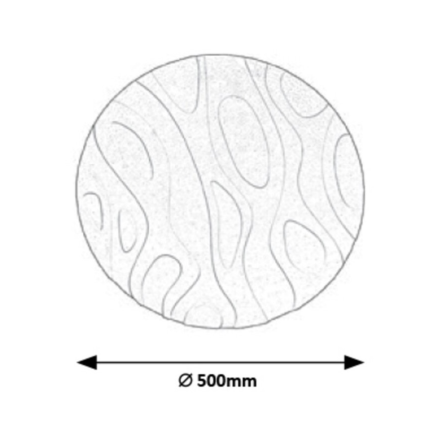 Rabalux - Plafoniera LED dimmerabile telecomandata LED/50W/230V