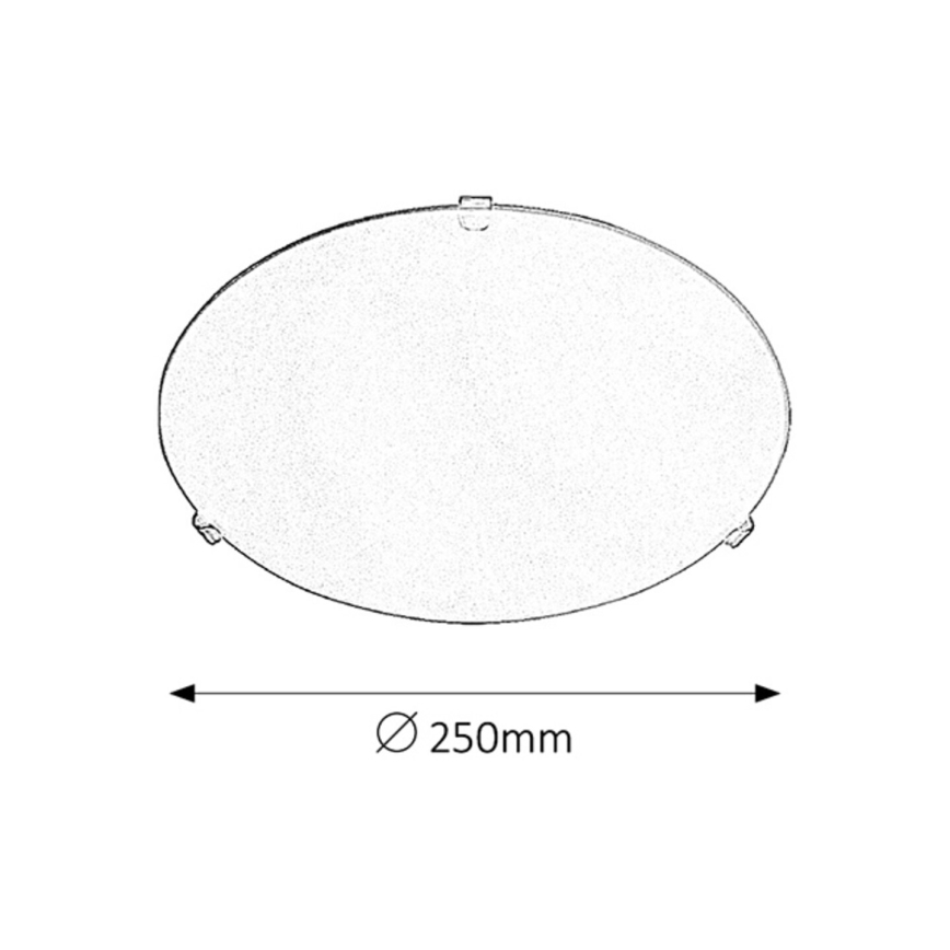 Rabalux 1803 - Plafoniera SIMPLE 1xE27/60W/230V