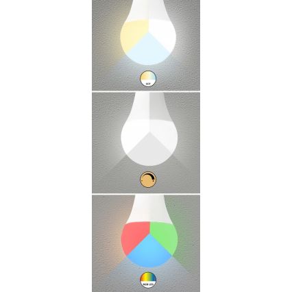 Rabalux - Ampoule LED RVB à intensité variable GU10/5W/230V Wi-Fi 3000-6500K