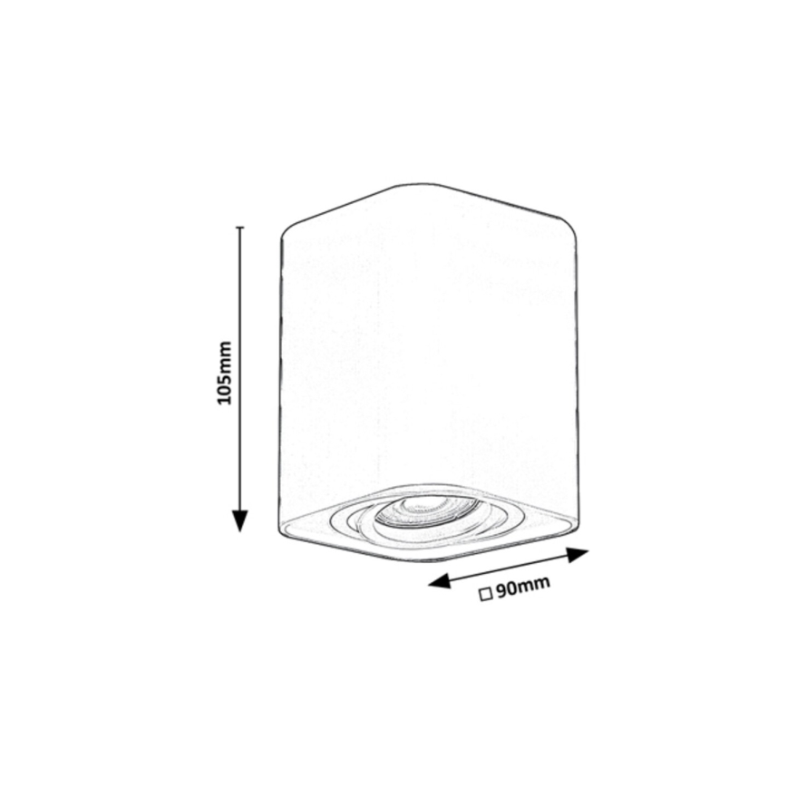 Rabalux - Spot 1xGU10/42W/230V blanc