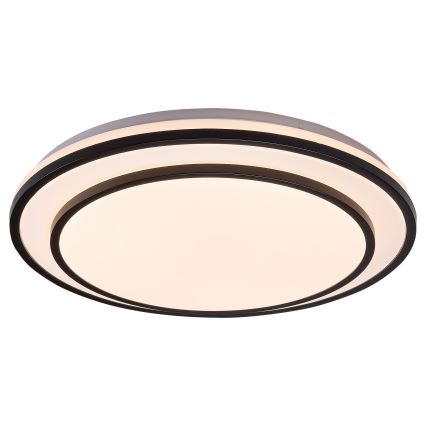 Rabalux - Plafoniera dimmerabile a LED/40W/230V 3000-6500K nera Ø 49 cm + telecomando