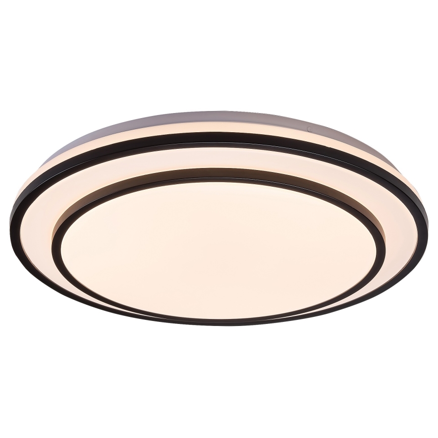 Rabalux - Plafoniera dimmerabile a LED/40W/230V 3000-6500K nera Ø 49 cm + telecomando
