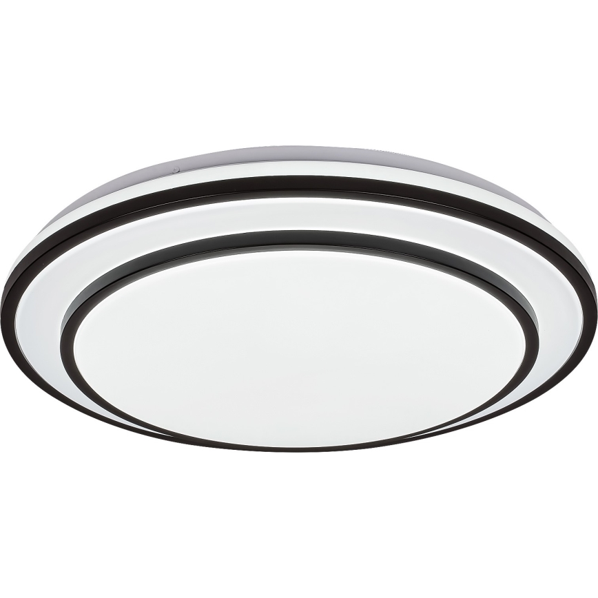Rabalux - Plafoniera dimmerabile a LED/40W/230V 3000-6500K nera Ø 49 cm + telecomando