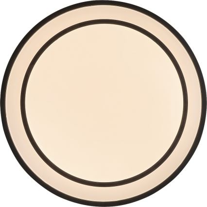 Rabalux - Plafonnier LED dimmable LED/40W/230V 3000-6500K noir Ø 49 cm + télécommande