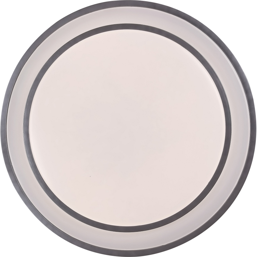 Rabalux - Dimmbare LED-Deckenleuchte, 40W/230V, 3000-6500K, silber, Durchmesser 49 cm + Fernbedienung