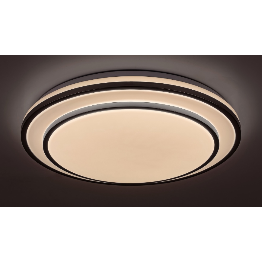 Rabalux - Dimmbare LED-Deckenleuchte, 40W/230V, 3000-6500K, silber, Durchmesser 49 cm + Fernbedienung