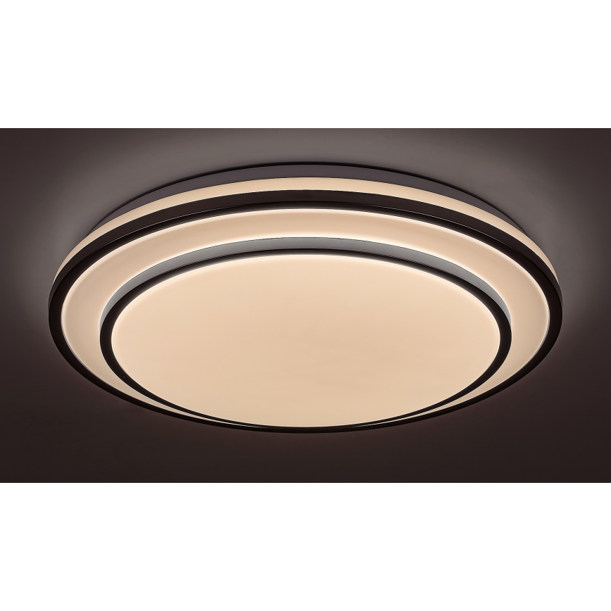 Rabalux - LED Plafonnier dimmable LED/40W/230V 3000-6500K argenté Ø 49 cm + télécommande