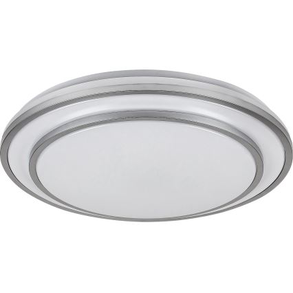 Rabalux - LED Plafonnier dimmable LED/40W/230V 3000-6500K argenté Ø 49 cm + télécommande