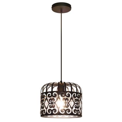 Rabalux - Lampadario 1xE27/60W/230V nero