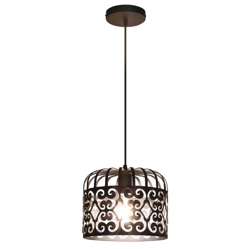Rabalux - Lampadario 1xE27/60W/230V nero