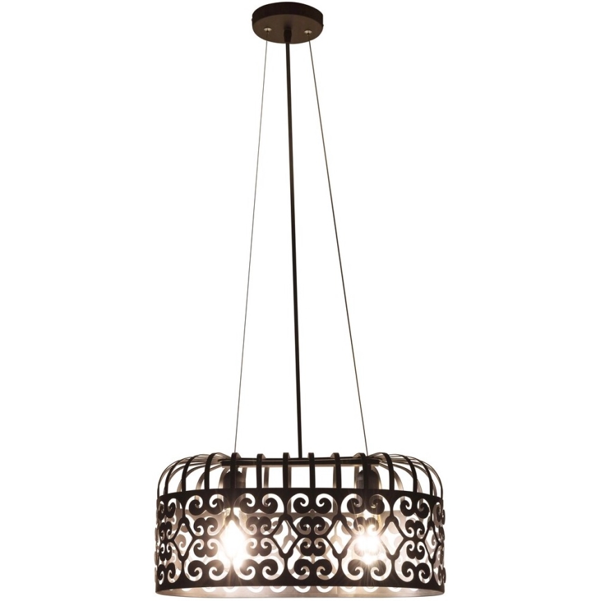 Rabalux 2157 - Lampadario  ALESSANDRA 2xE27/60W/230V nero