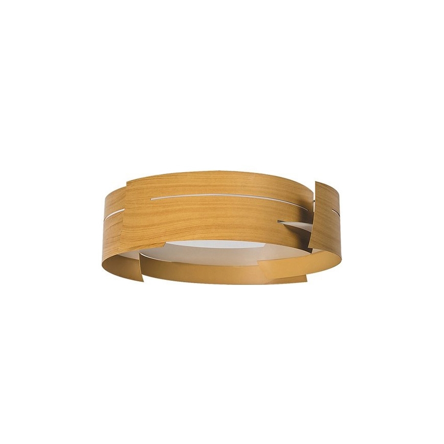 Rabalux 2245 - Suspension BERBERA 3xE27/60W/230V hêtre