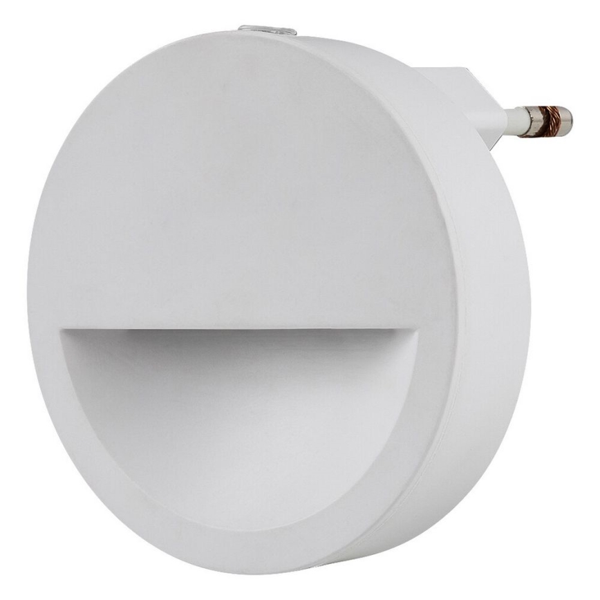 Rabalux - LED Luce notturna con sensore crepuscolare LED/0,5W/230V 3000K diametro 65 mm