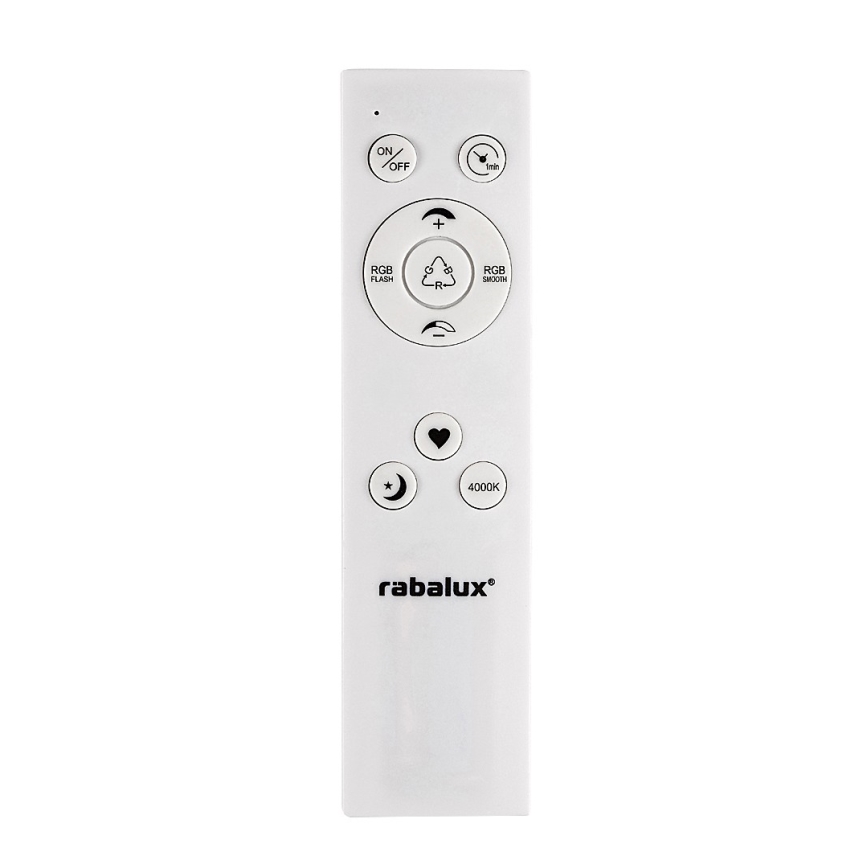 Rabalux - Dimmbare LED-RGB-Deckenleuchte LED/22W/230V Wi-Fi + Fernbedienung