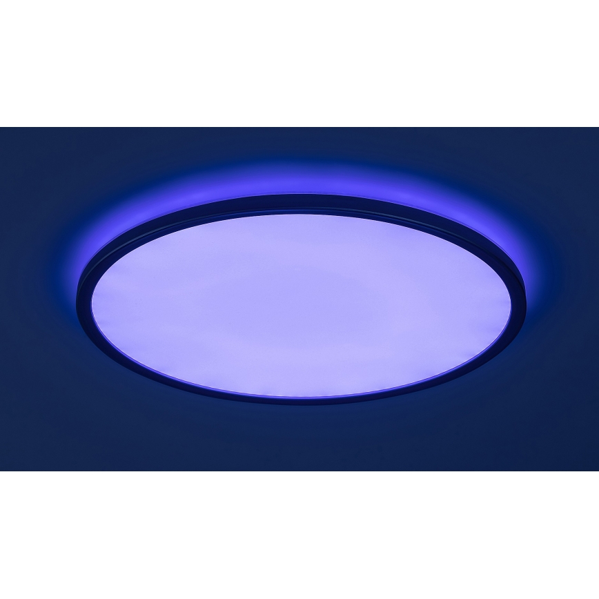 Rabalux - LED RGB dimmbare Deckenleuchte LED/22W/230V Wi-Fi Tuya + Fernbedienung Ø 41,5 cm