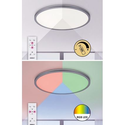 Rabalux - Plafoniera LED RGB dimmerabile LED/22W/230V Wi-Fi Tuya + telecomando Ø 41,5 cm