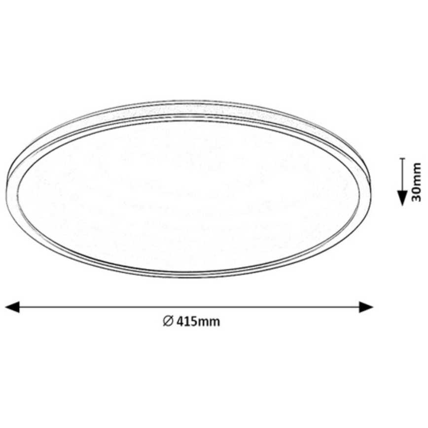 Rabalux - Plafoniera LED RGB dimmerabile LED/22W/230V Wi-Fi Tuya + telecomando Ø 41,5 cm