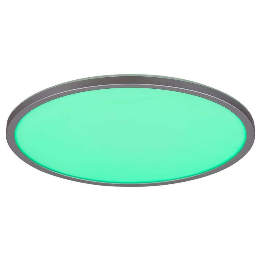 Rabalux - Plafonnier LED RGB dimmable, 22 W, 230 V, Wi‑Fi Tuya + télécommande, Ø 41,5 cm
