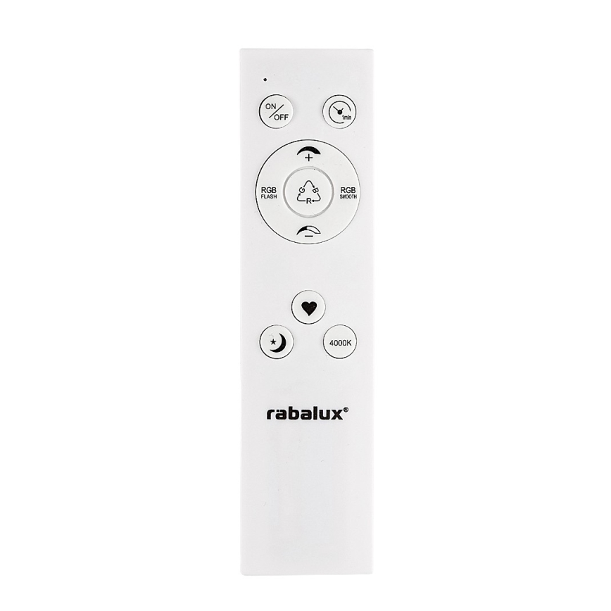 Rabalux - LED RGB dimmbare Deckenleuchte LED/22W/230V Wi-Fi Tuya + Fernbedienung 42x42 cm
