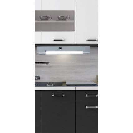 Rabalux - Réglette de cuisine BAND LIGHT 1xG13/10W/230V 39,5 cm argent