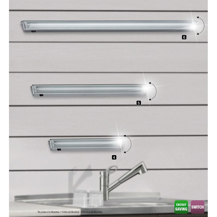 Rabalux - Réglette de cuisine G5/8W/230V