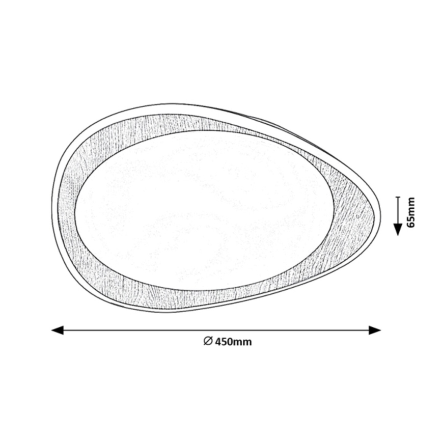 Rabalux - Plafonnier LED 24W/230V Ø 45 cm