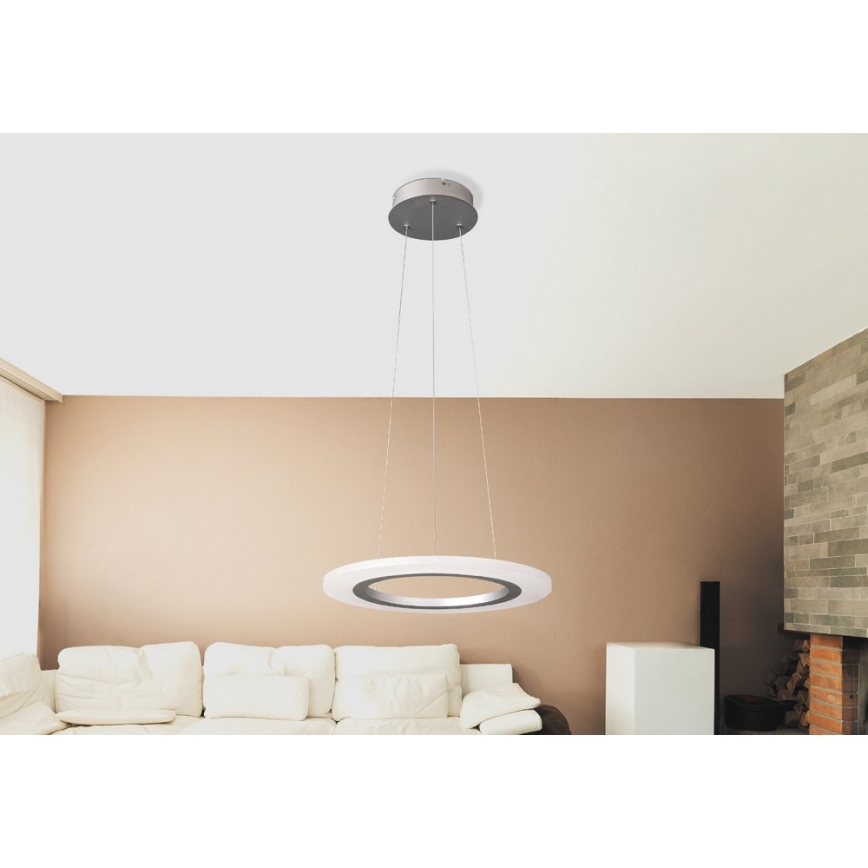 Rabalux 2428 - Lampadario LED ADRIENNE LED/20W/230V argento
