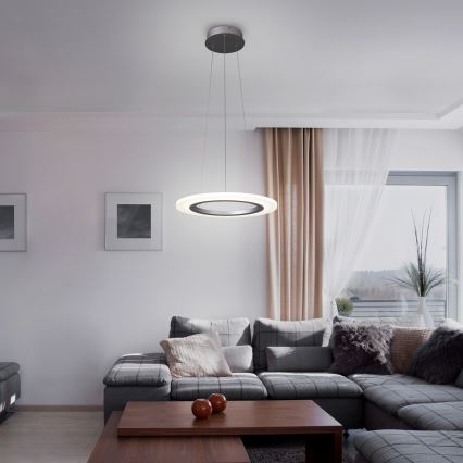 Rabalux 2428 - Lampadario LED ADRIENNE LED/20W/230V argento