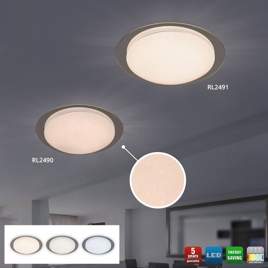 Rabalux 2491 - plafonnier LED MINNEAPOLIS LED/18W/230V