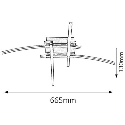 Rabalux - LED Plafoniera 4xLED/6W