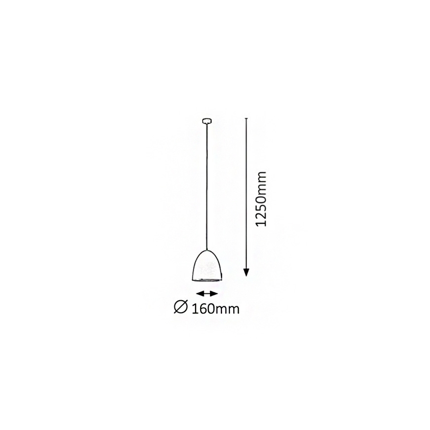Rabalux - Lampadario OLIVIA 1xE27/60W/230V